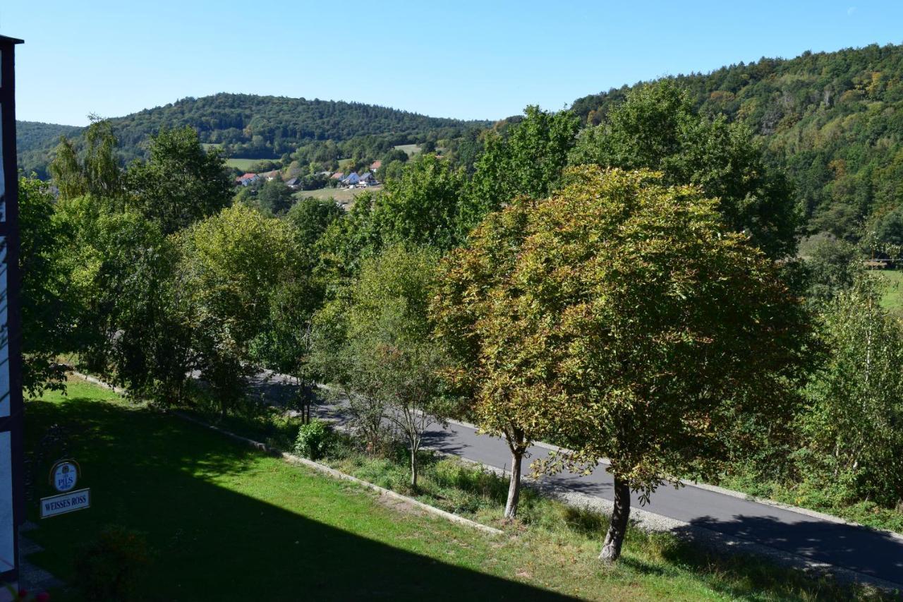 Landhotel Weisses Ross Garni Бад-Брюккенау Экстерьер фото